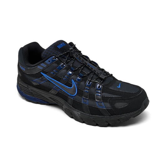 Nike Men's P-6000 Casual Sneakers from Finish Line - Black, Racer Blue