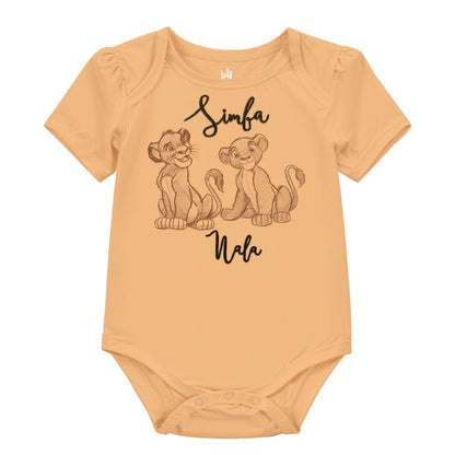 Disney Baby Boys 3-Pack Lion King Short Sleeve Bodysuits