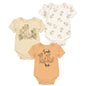 Disney Baby Boys 3-Pack Lion King Short Sleeve Bodysuits