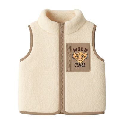 Disney Baby Boys 3-Piece Lion King Vest, Top and Joggers Set