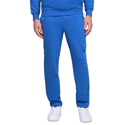 Puma Men's Ess Regular-Fit Logo Embossed Fleece Cargo Pants