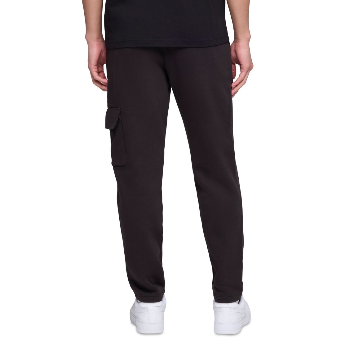Puma Men's Ess Regular-Fit Logo Embossed Fleece Cargo Pants