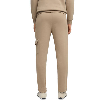 Puma Men's Ess Regular-Fit Logo Embossed Fleece Cargo Pants