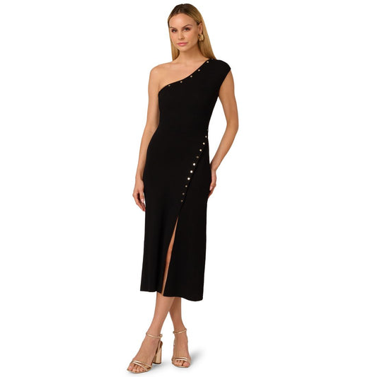 Adrianna Women's One Shoulder Knit Dress