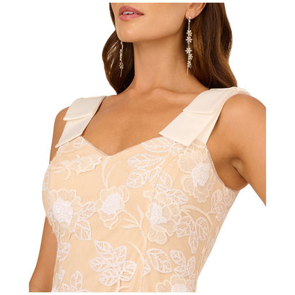 Adrianna Papell Women's Embroidered Sheath Dress