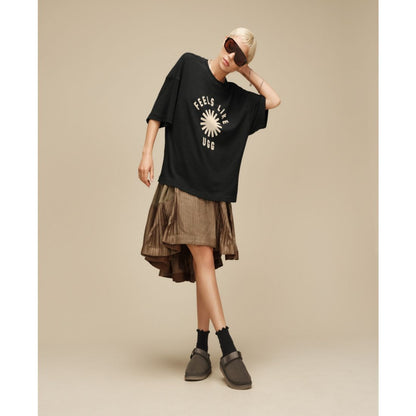 Ugg Women's Relaxed-Fit Graphic T-Shirt - Ink / Cream