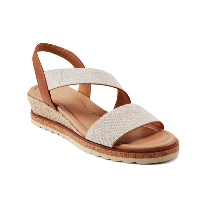 Easy Spirit Women's Sabina Strappy Low Wedge Sandals