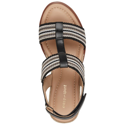Easy Spirit Women's Selene Strappy Wedge Slingback Sandals