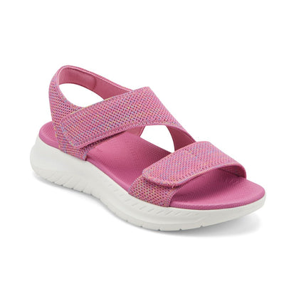 Easy Spirit Women's Dreda Double Adjustable Band Slingback Sandals