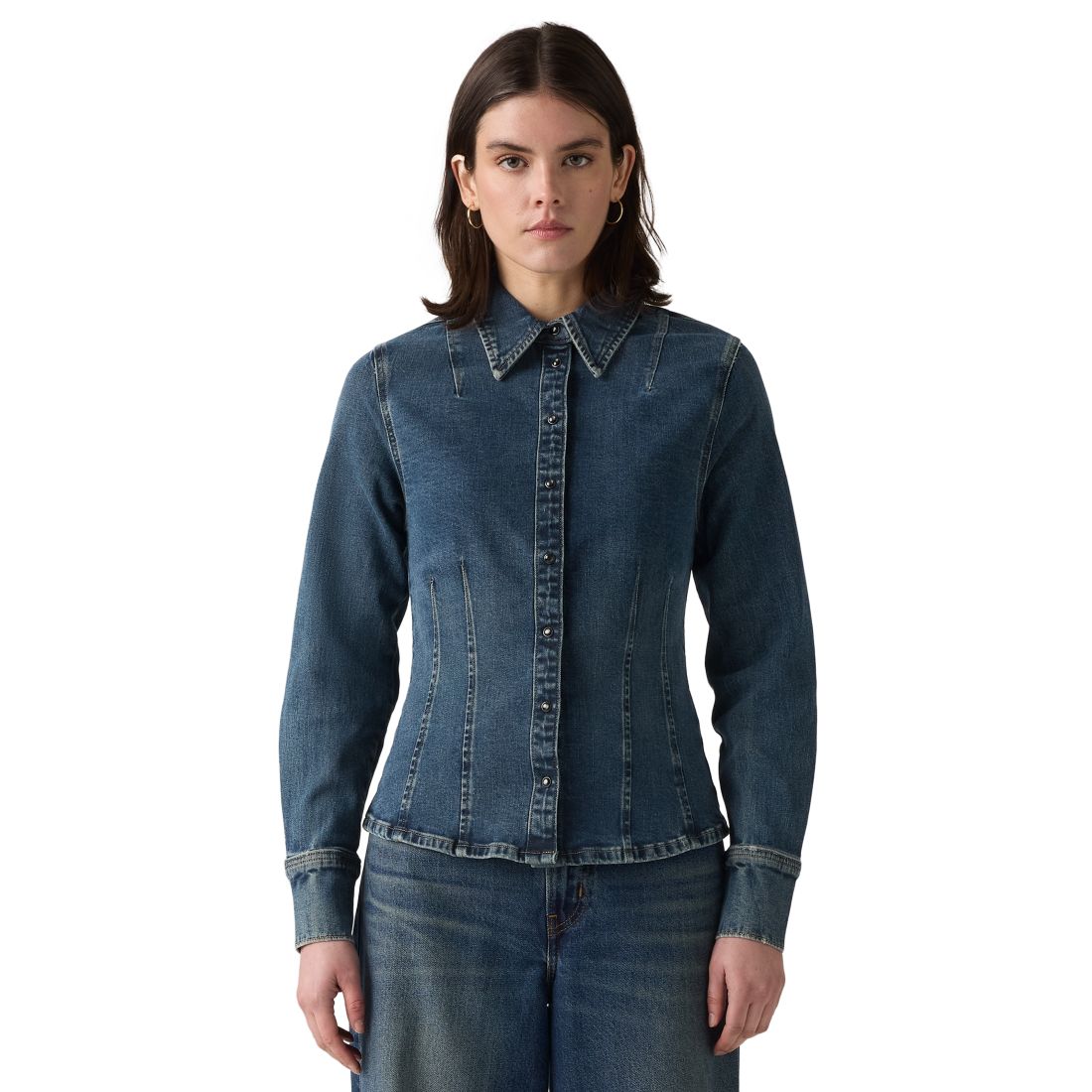 Levi's Women's Long Sleeve Shaped Shirt