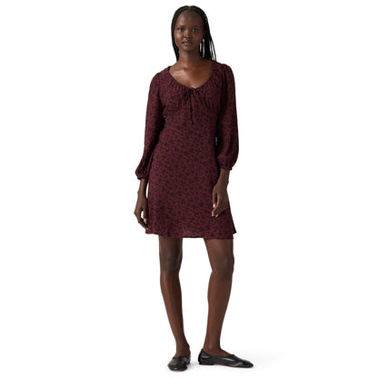 Levi's Women's Odette Holiday V-Neck Mini Dress