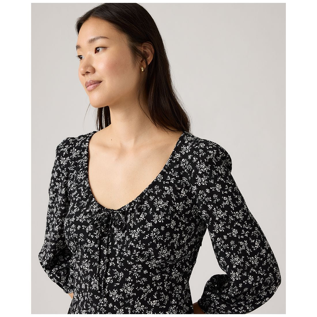 Levi's Women's Odette Holiday V-Neck Mini Dress