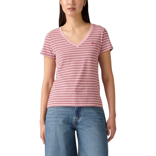 Levi's Women's Perfect Cotton V-Neck Short-Sleeve T-Shirt