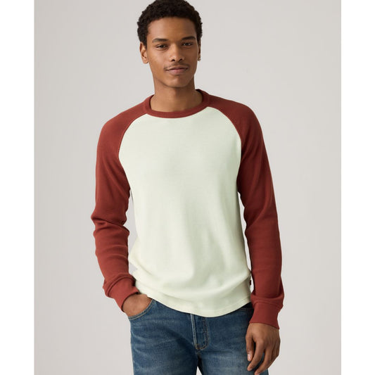 Levi's Men's Thermal Long Raglan Sleeve T-Shirt
