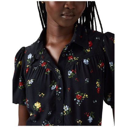 Levi's Women's Cotton Lea Button-Front Mini Dress