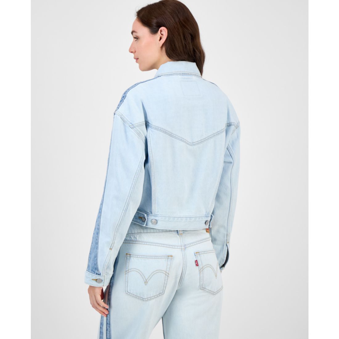 Levi's Women's 90s Stripe Shrunken Trucker Jacket