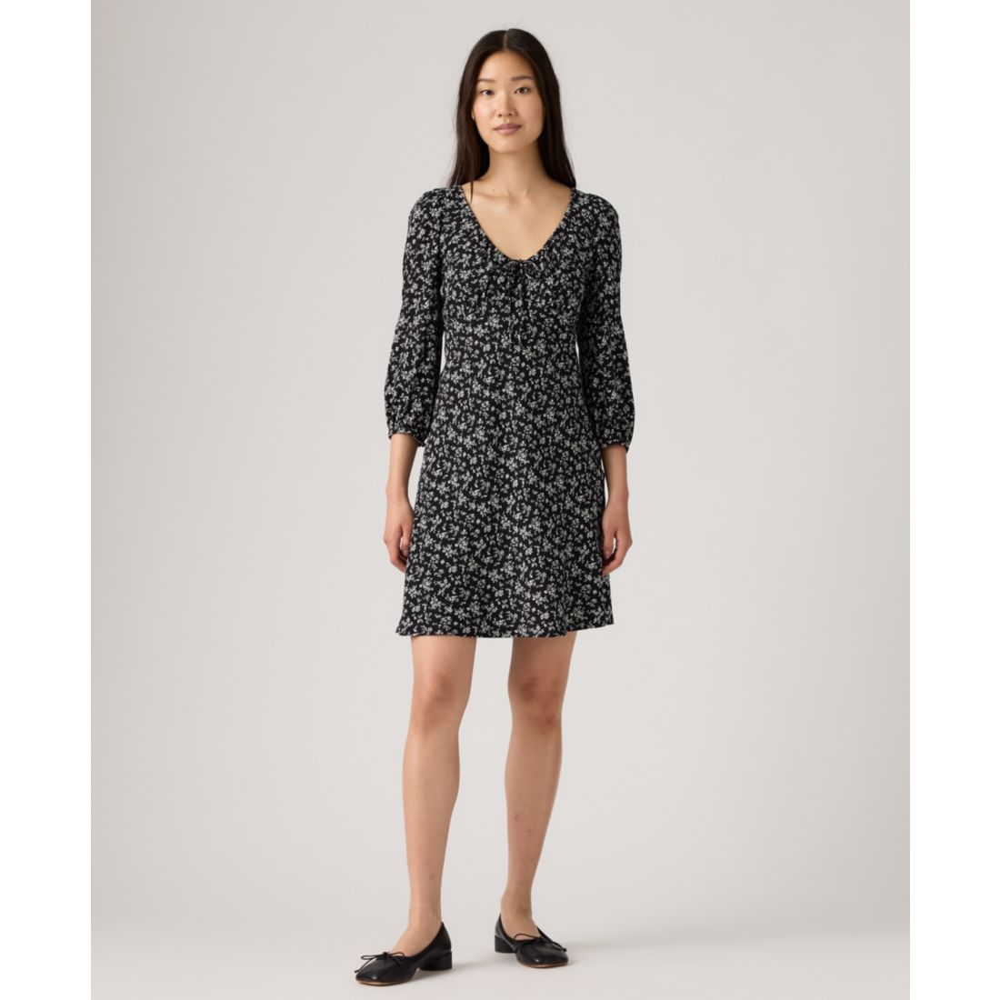 Levi's Women's Odette Holiday V-Neck Mini Dress