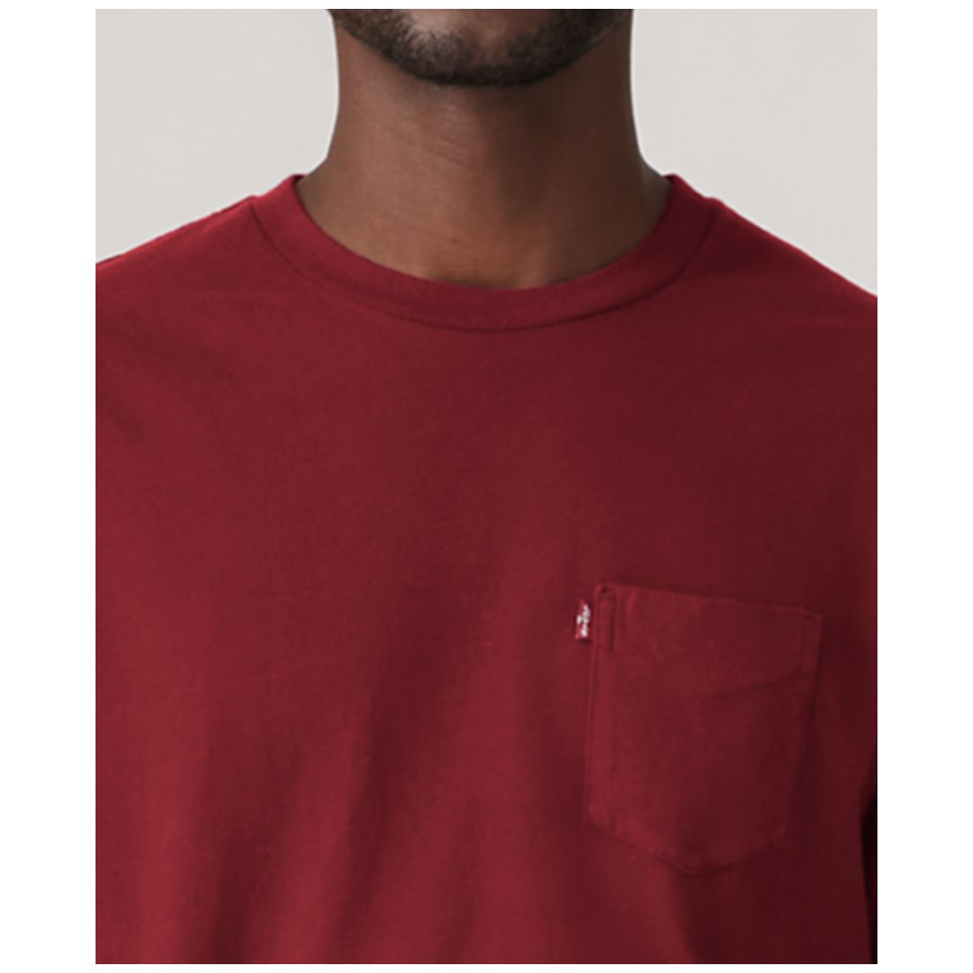 Levi's Men's Long Sleeve Crewneck Pocket T-Shirt