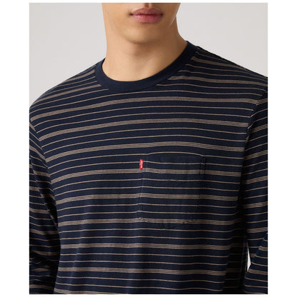 Levi's Men's Long Sleeve Crewneck Pocket T-Shirt