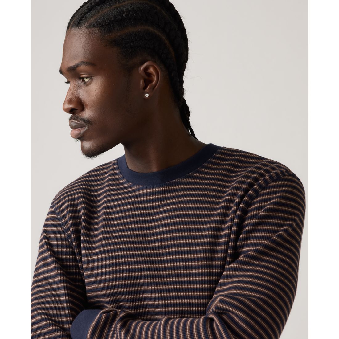 Levi's Men's Waffle Knit Thermal Long Sleeve T-Shirt