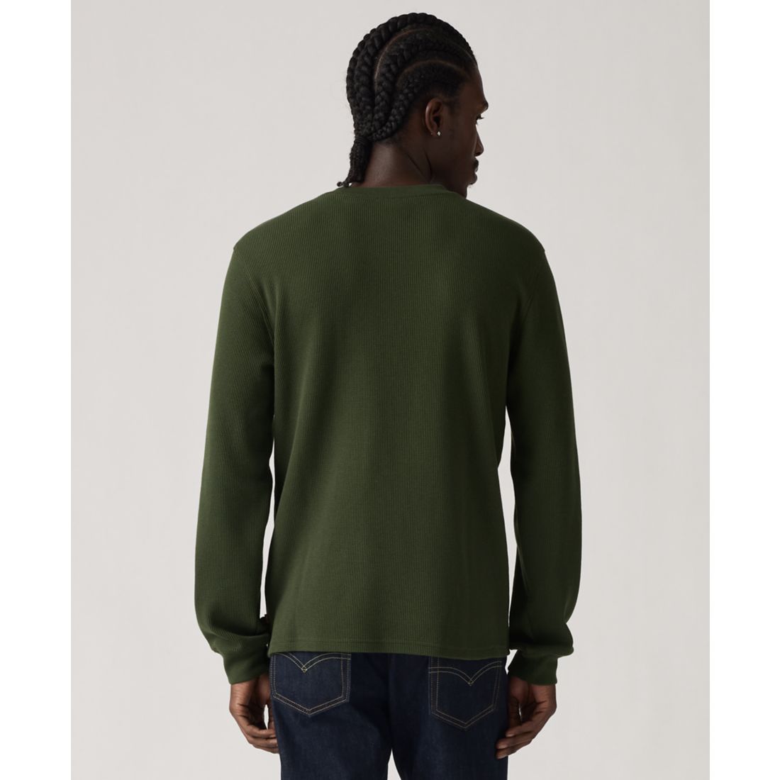 Levi's Men's Waffle Knit Thermal Long Sleeve T-Shirt