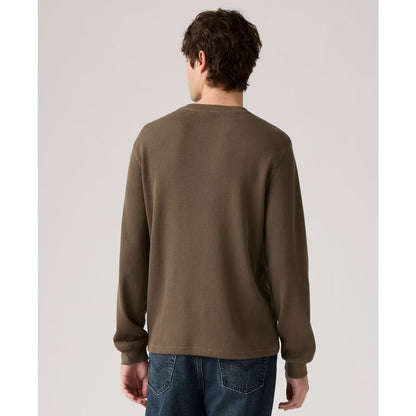 Levi's Men's Waffle Knit Thermal Long Sleeve T-Shirt