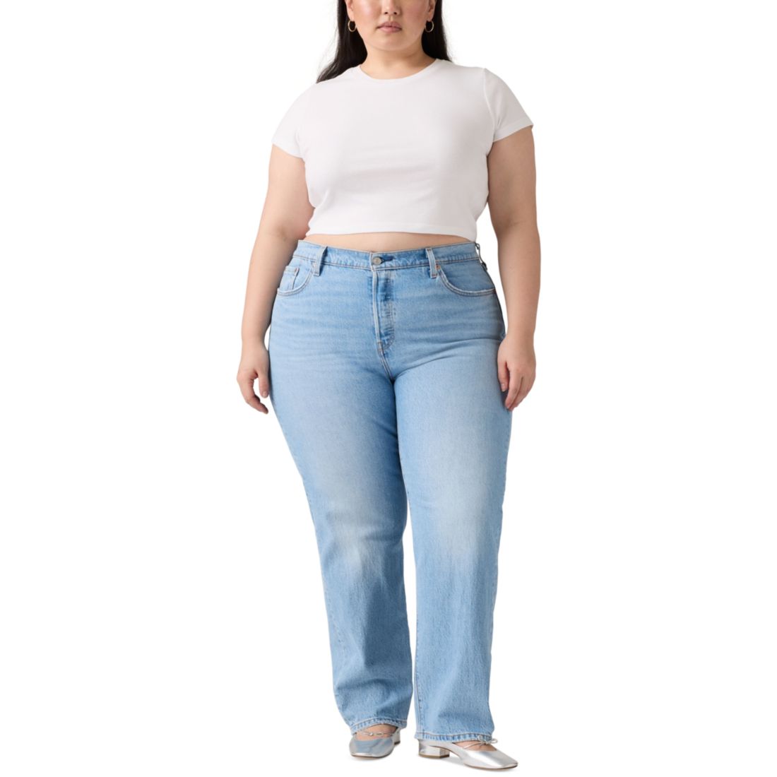 Levi's Trendy Plus Size 501 Cotton High-Rise Jeans