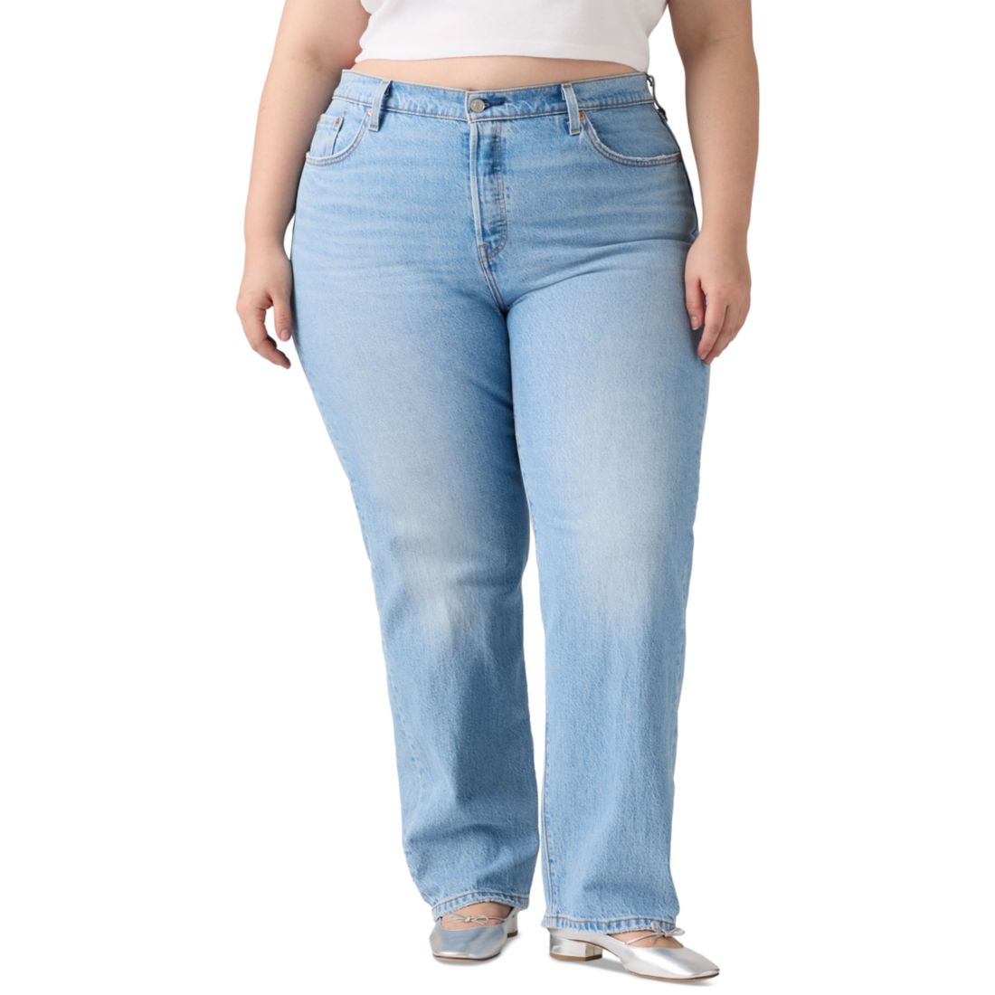 Levi's Trendy Plus Size 501 Cotton High-Rise Jeans