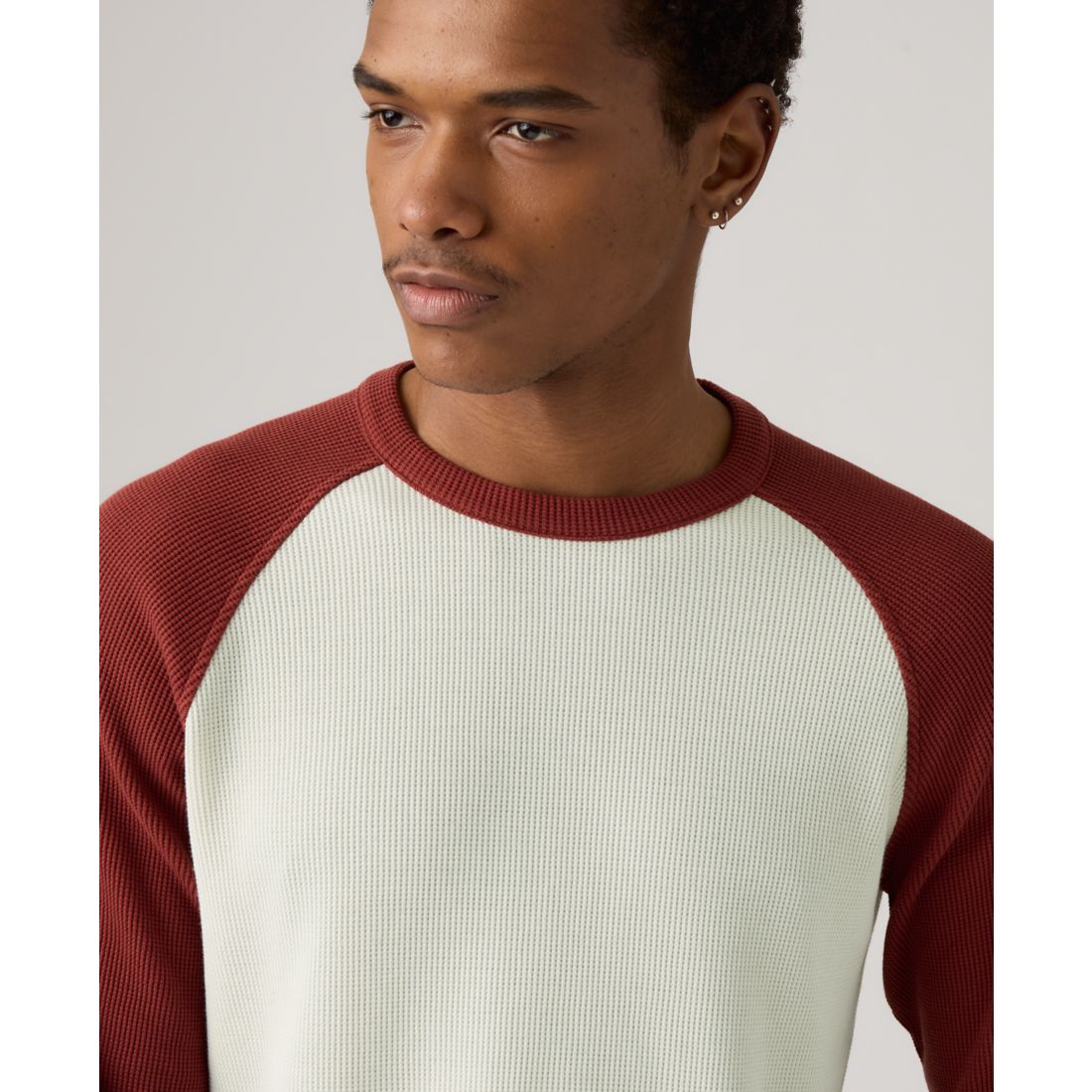 Levi's Men's Thermal Long Raglan Sleeve T-Shirt