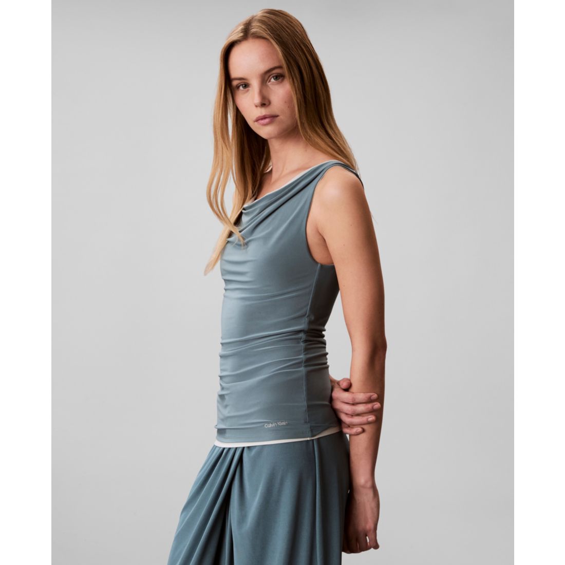 Calvin Klein Women's Second Skin Reversible Sleeveless Tank Top