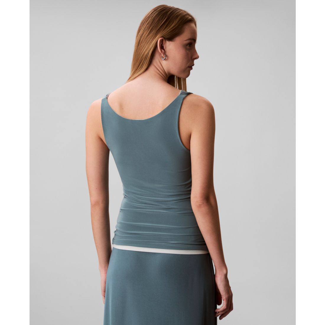 Calvin Klein Women's Second Skin Reversible Sleeveless Tank Top