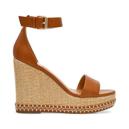 Dv Dolce Vita Women's Tammara Ankle-Strap Platform Whipstitch Wedge Sandals