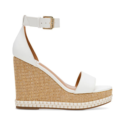 Dv Dolce Vita Women's Tammara Ankle-Strap Platform Whipstitch Wedge Sandals