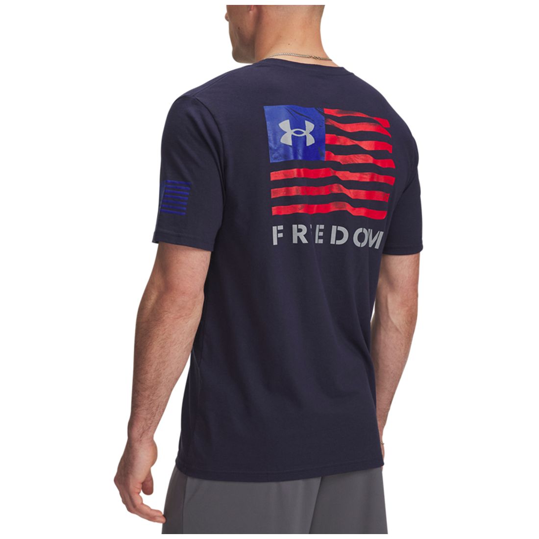 Under Armour Men's Short Sleeve Freedom Banner Graphic T-Shirt - Midnight Navy / / Royal