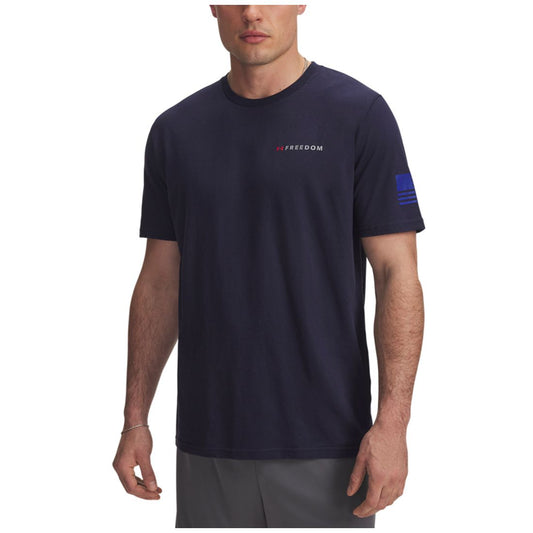 Under Armour Men's Short Sleeve Freedom Banner Graphic T-Shirt - Midnight Navy / / Royal