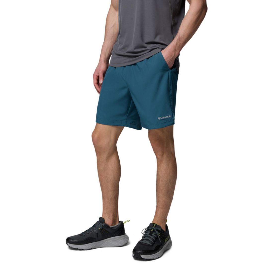 Columbia Men's Vital Valley Regular-Fit Shorts - Stone Green, Greenscape
