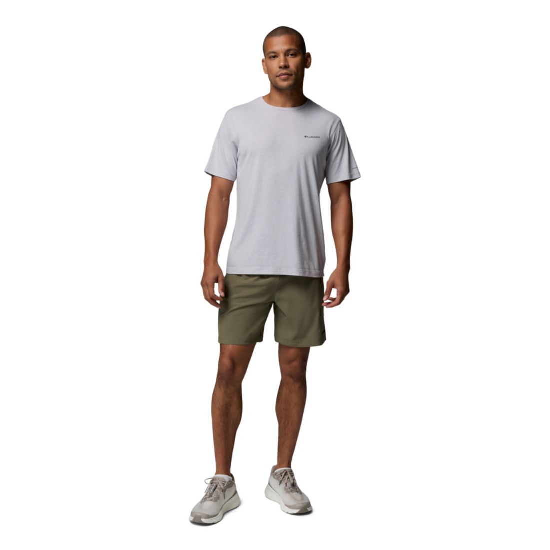 Columbia Men's Vital Valley Regular-Fit Shorts - Stone Green, Greenscape