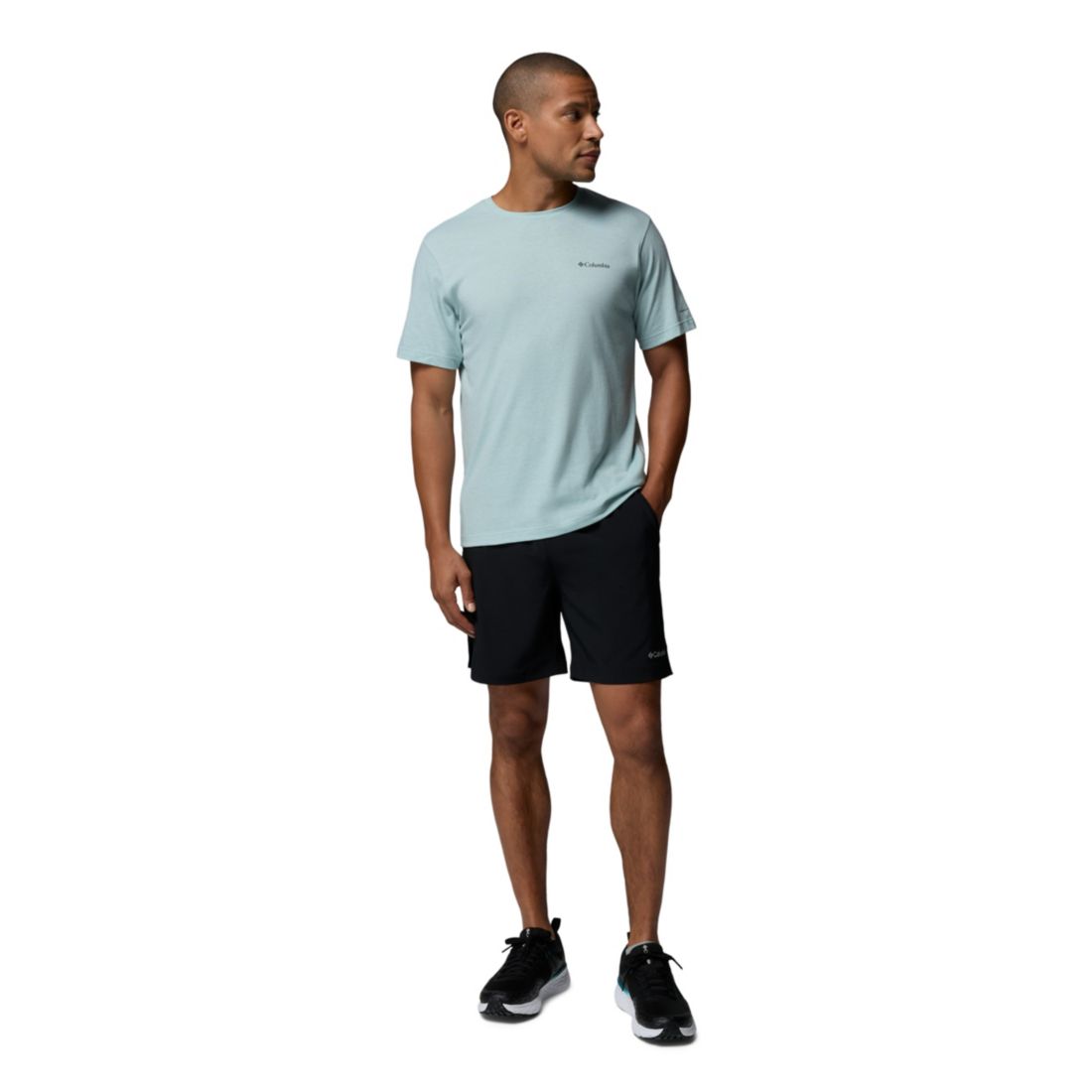 Columbia Men's Vital Valley Regular-Fit Shorts - Stone Green, Greenscape