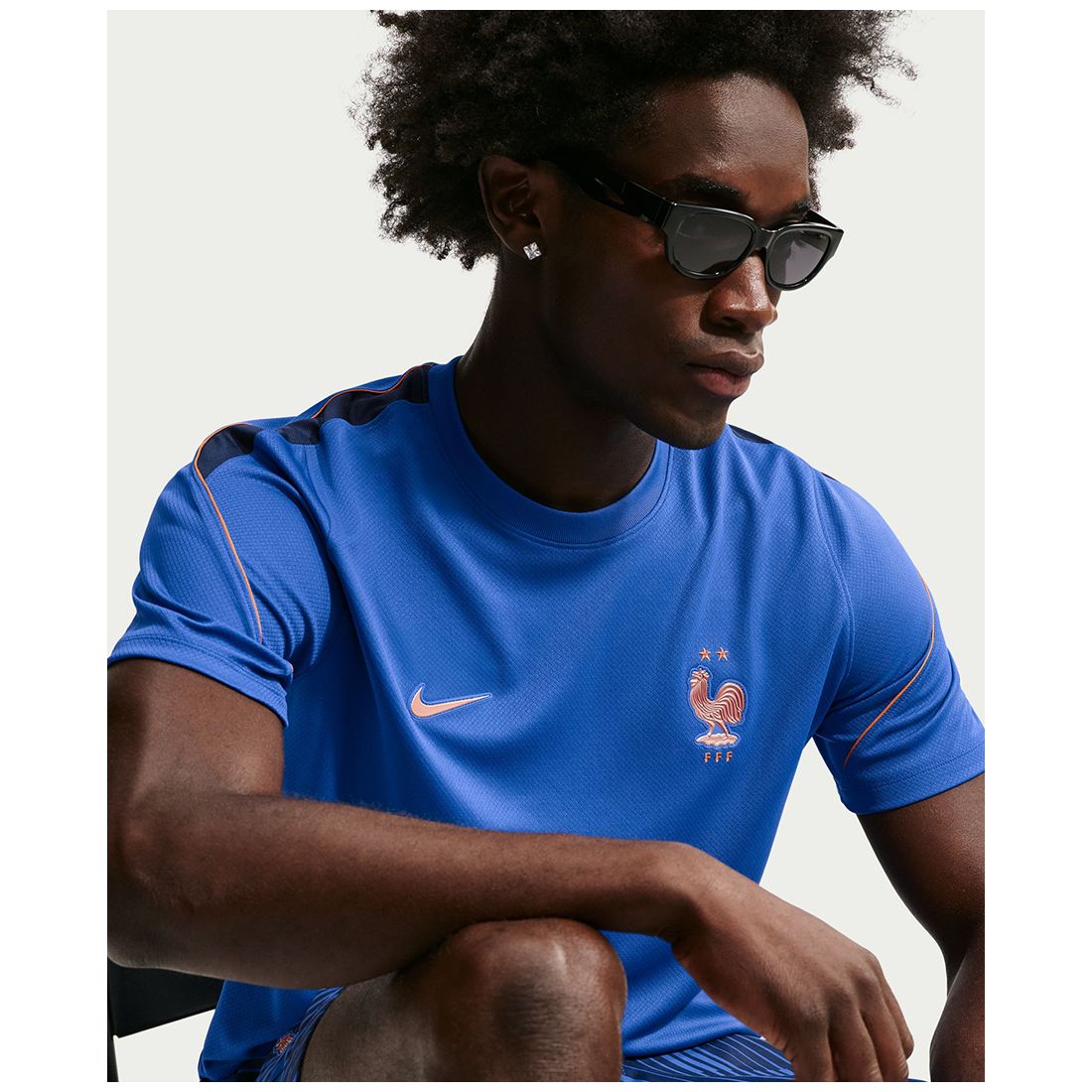 Nike Men's France Strike Dri-fit Short-Sleeve T-Shirt