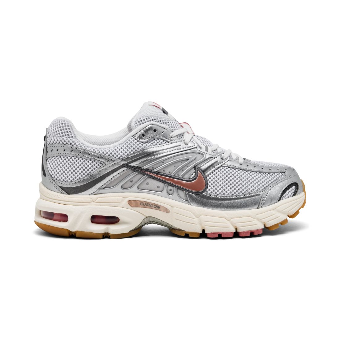 Nike Women's Air Max Moto 2K Casual Sneakers from Finish Line - White, Silver, Bronze