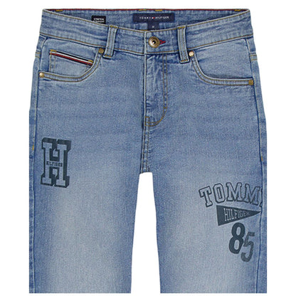 Tommy Hilfiger Big Boys 8-20 Logo Denim Jeans