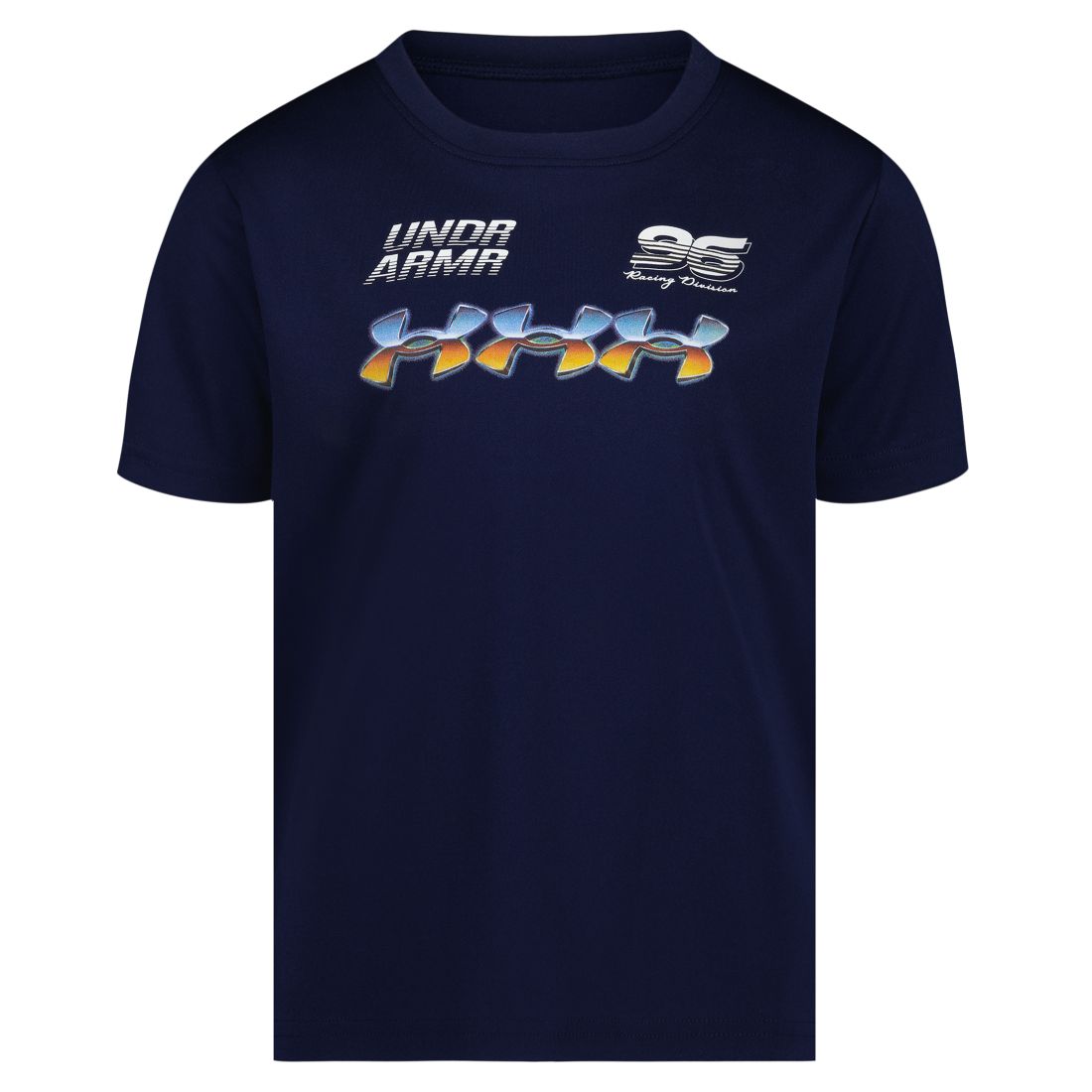 Under Armour Boys' 2T-7 Tech Racer Burst Short-Sleeve T-Shirt