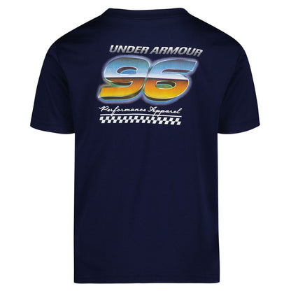 Under Armour Boys' 2T-7 Tech Racer Burst Short-Sleeve T-Shirt