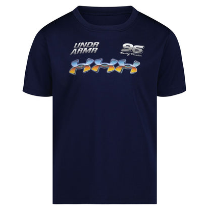 Under Armour Boys' 2T-7 Tech Racer Burst Short-Sleeve T-Shirt