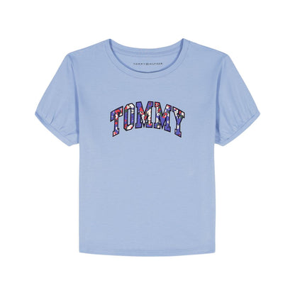 Tommy Hilfiger Girls' 7-16 Oversized Short-Sleeve T-Shirt