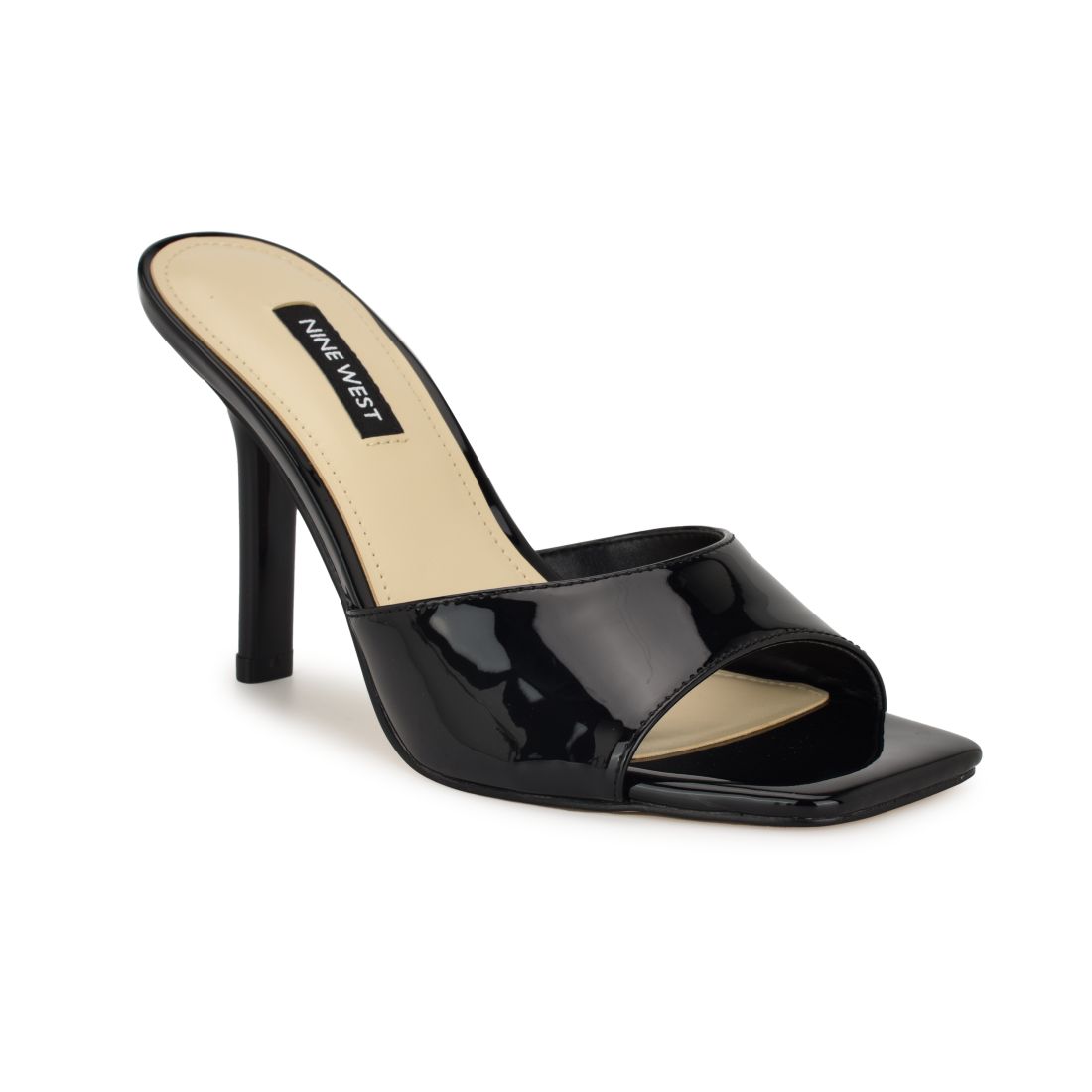Nine West Women's Disko Square Toe Stiletto Sandals