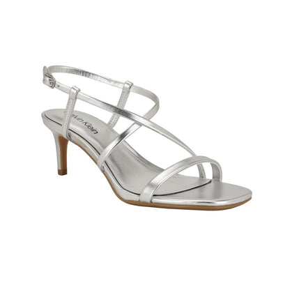 Calvin Klein Women's Ishaya Strappy Low Stiletto Sandals