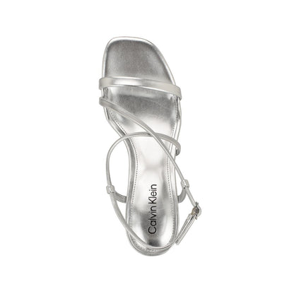 Calvin Klein Women's Ishaya Strappy Low Stiletto Sandals
