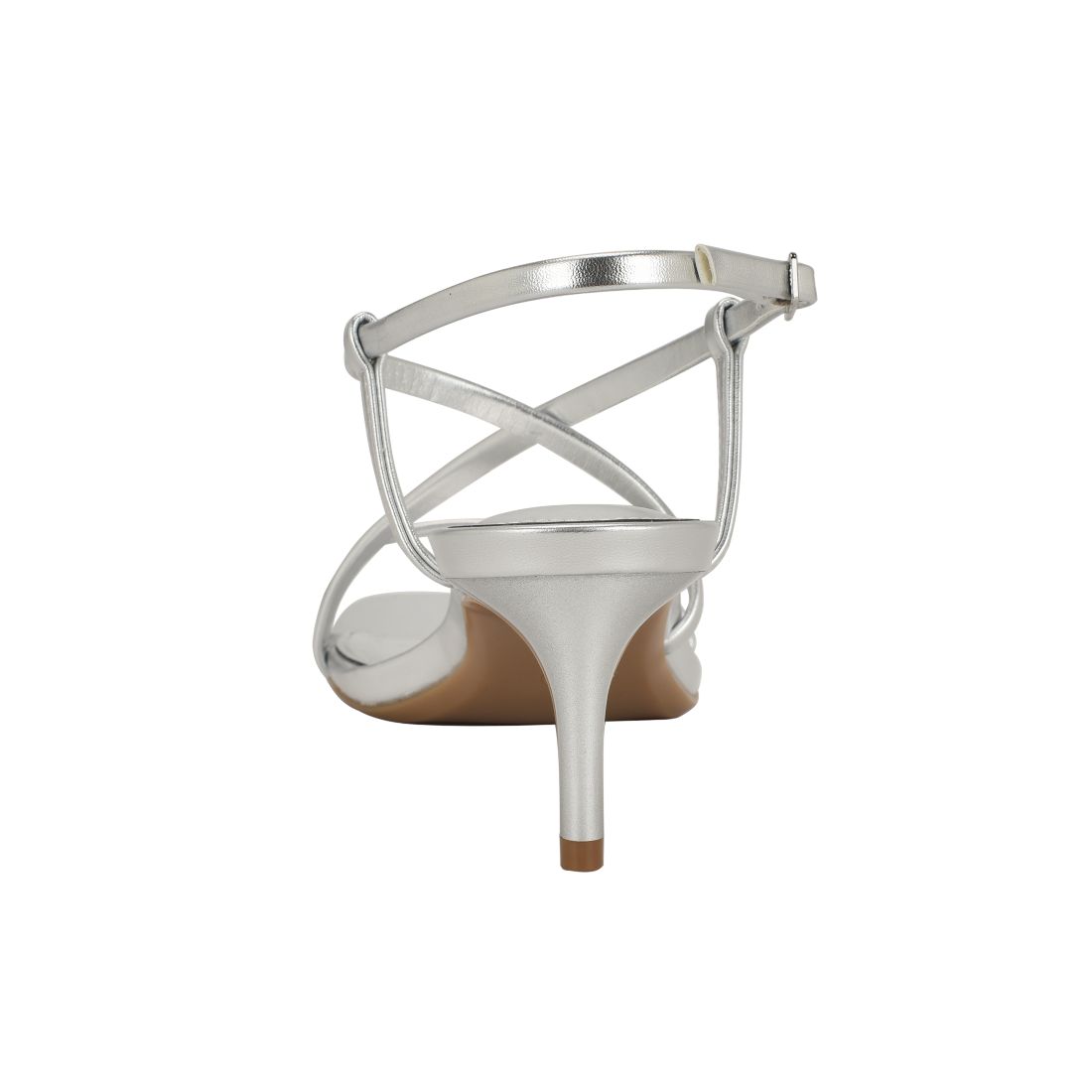Calvin Klein Women's Ishaya Strappy Low Stiletto Sandals