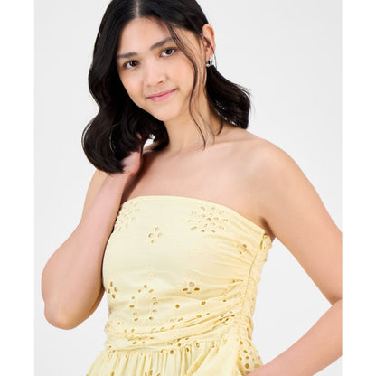 And Now This Women's Eyelet Tube Mini Dress, Exclusively at Macy's